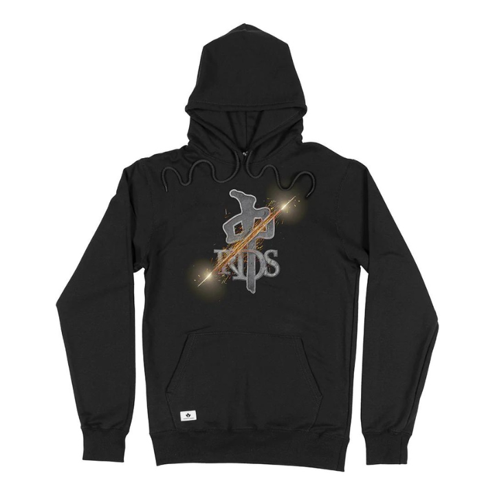 HOODY CDN OG LASERCUT - BLK